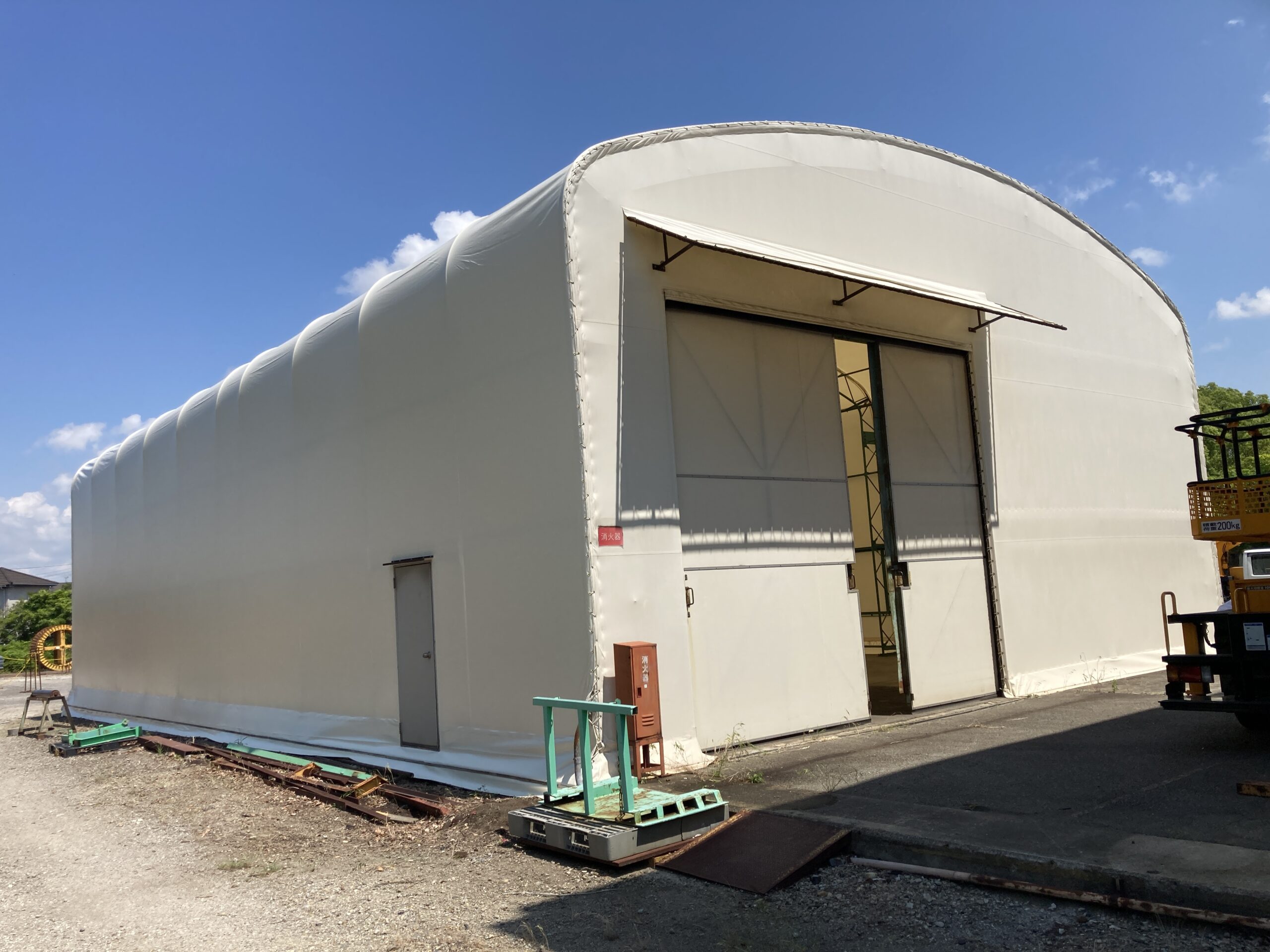 テント倉庫張替え工事